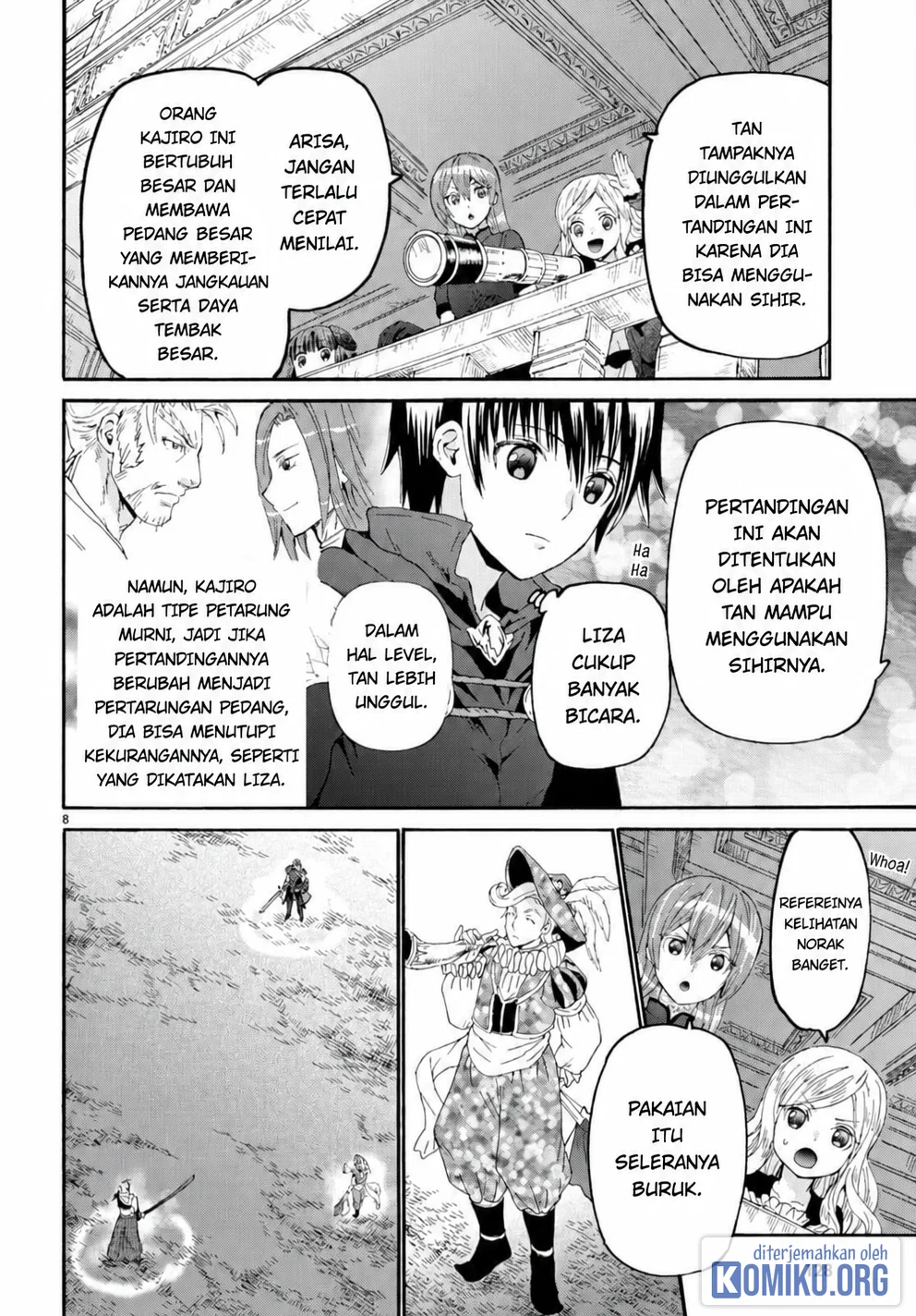Death March kara Hajimaru Isekai Kyousoukyoku Chapter 100 Gambar 9