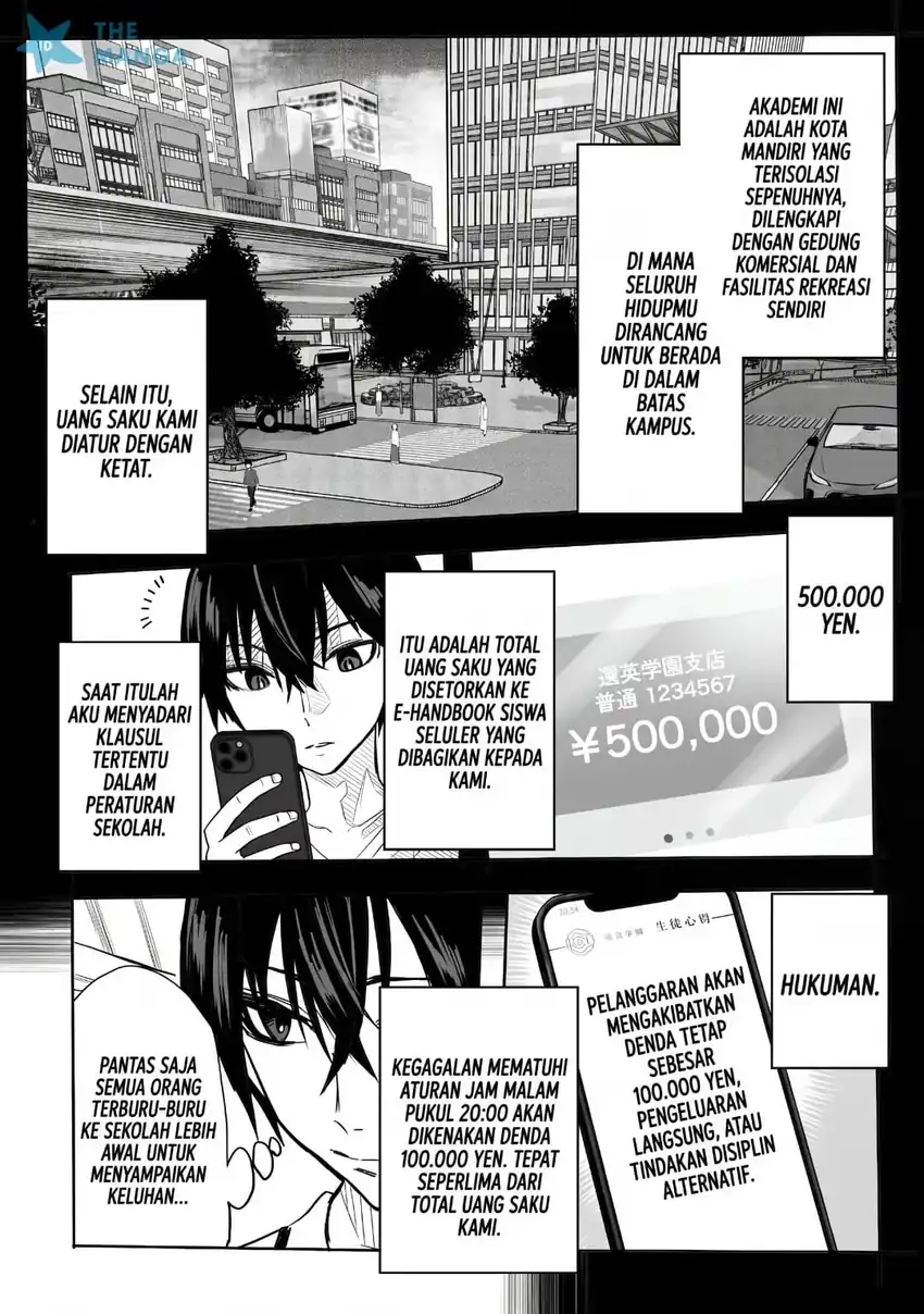Inou Gakuen no Saikyou wa Heion ni Hisomu: Kikakugai no Kaibutsu, Munou o Enji Gakuen o Kage kara Shihai Suru Chapter 1 Gambar 10