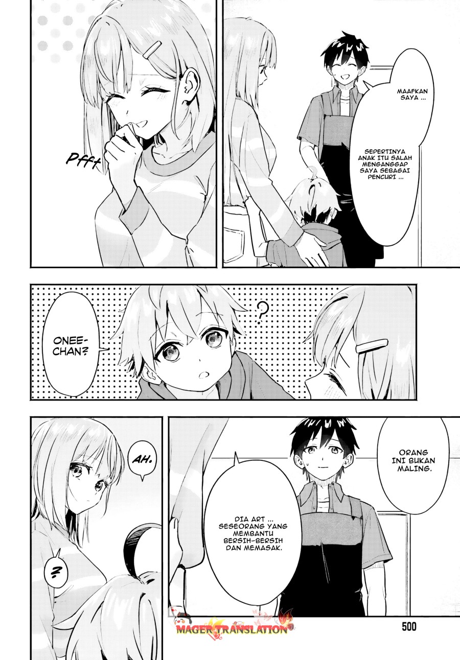 Kajidaikou no Arbeit wo Hajimetara Gakuen Ichi no Bishoujo no Kazoku ni Kiniirarechaimashita Chapter 2 Gambar 9