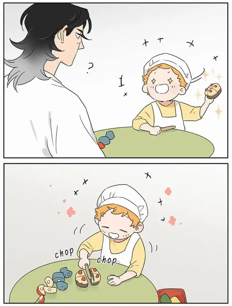 Papa Wolf and the Puppy Chapter 84 Gambar 9