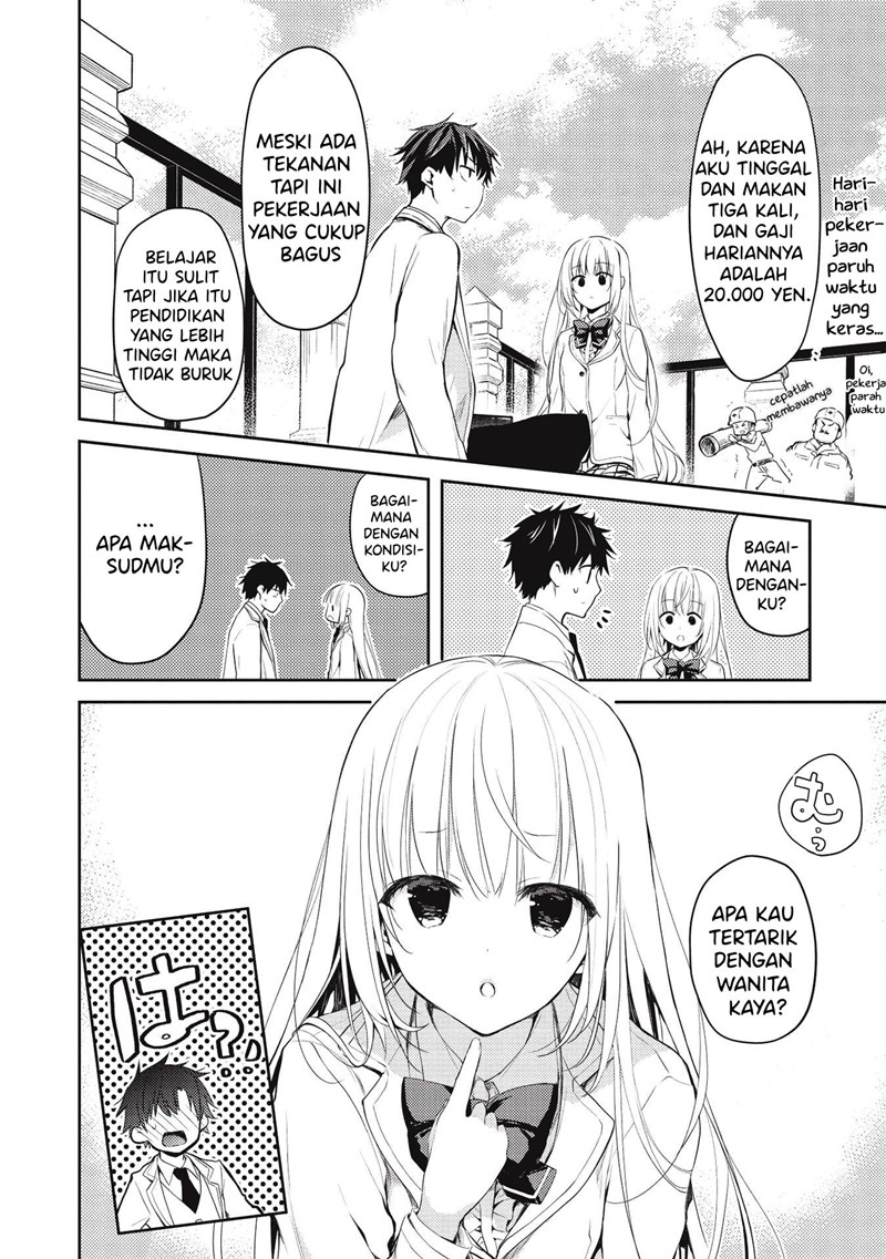Saijo no Osewa Takane no Hana-darakena Meimon-kou de, Gakuin Ichi no Ojou-sama (Seikatsu Nouryoku Kaimu) wo Kagenagara Osewa suru Koto ni Narimashita Chapter 4 - Halaman 9