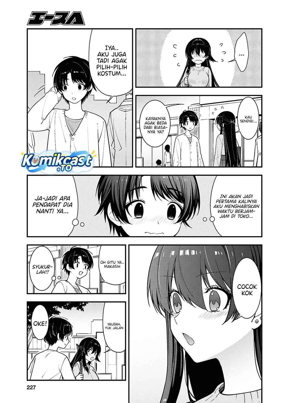 Tonari no Seki no Yankee Shimizu-san ga Kami o Kuroku Sometekita Chapter 20 Gambar 10