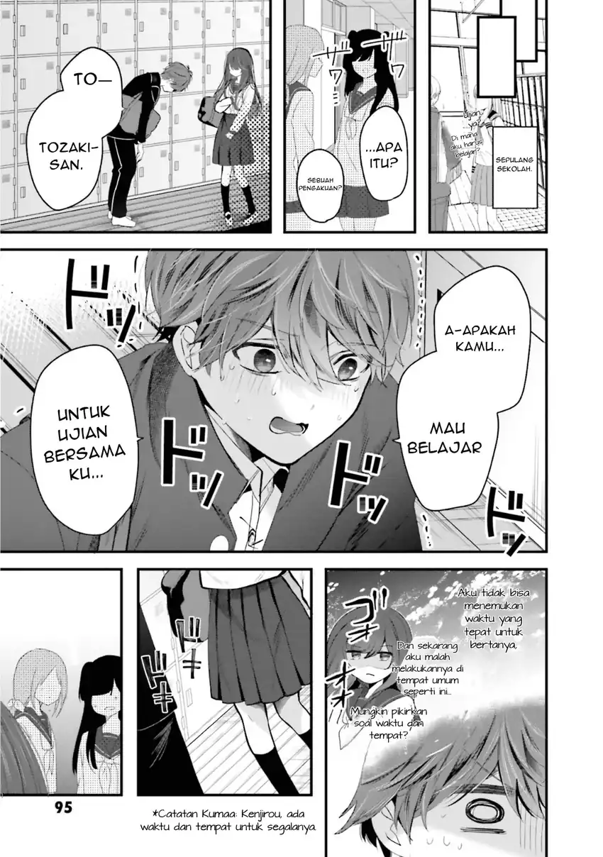 Tozaki-san wa Boku ni Dake Tsumetai Chapter 18 Gambar 10